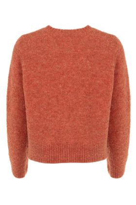 Cardigan Boucle Knit Dusty Rose