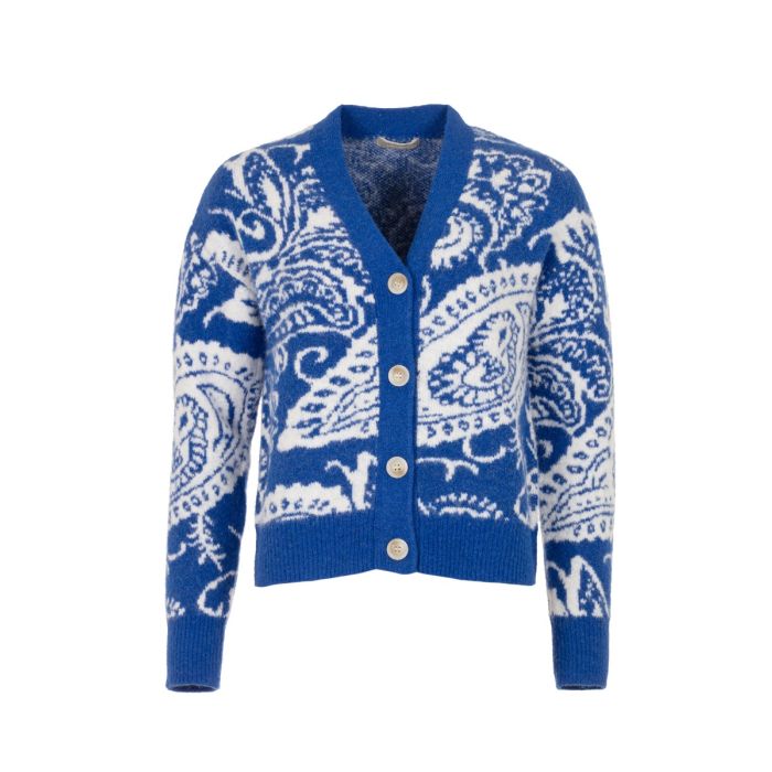 Cardigan Paisley Knit